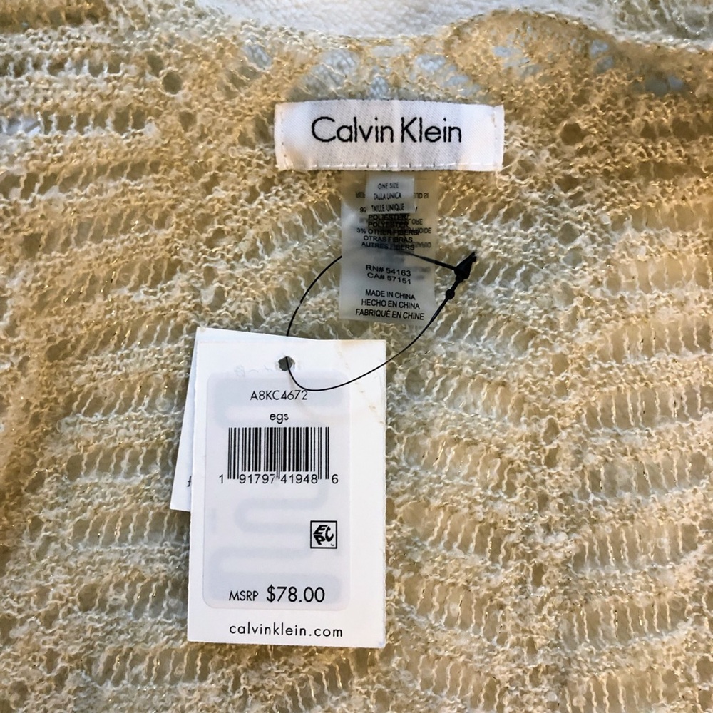NWT / Calvin Klein knit wrap cardigan - Picture 2 of 3
